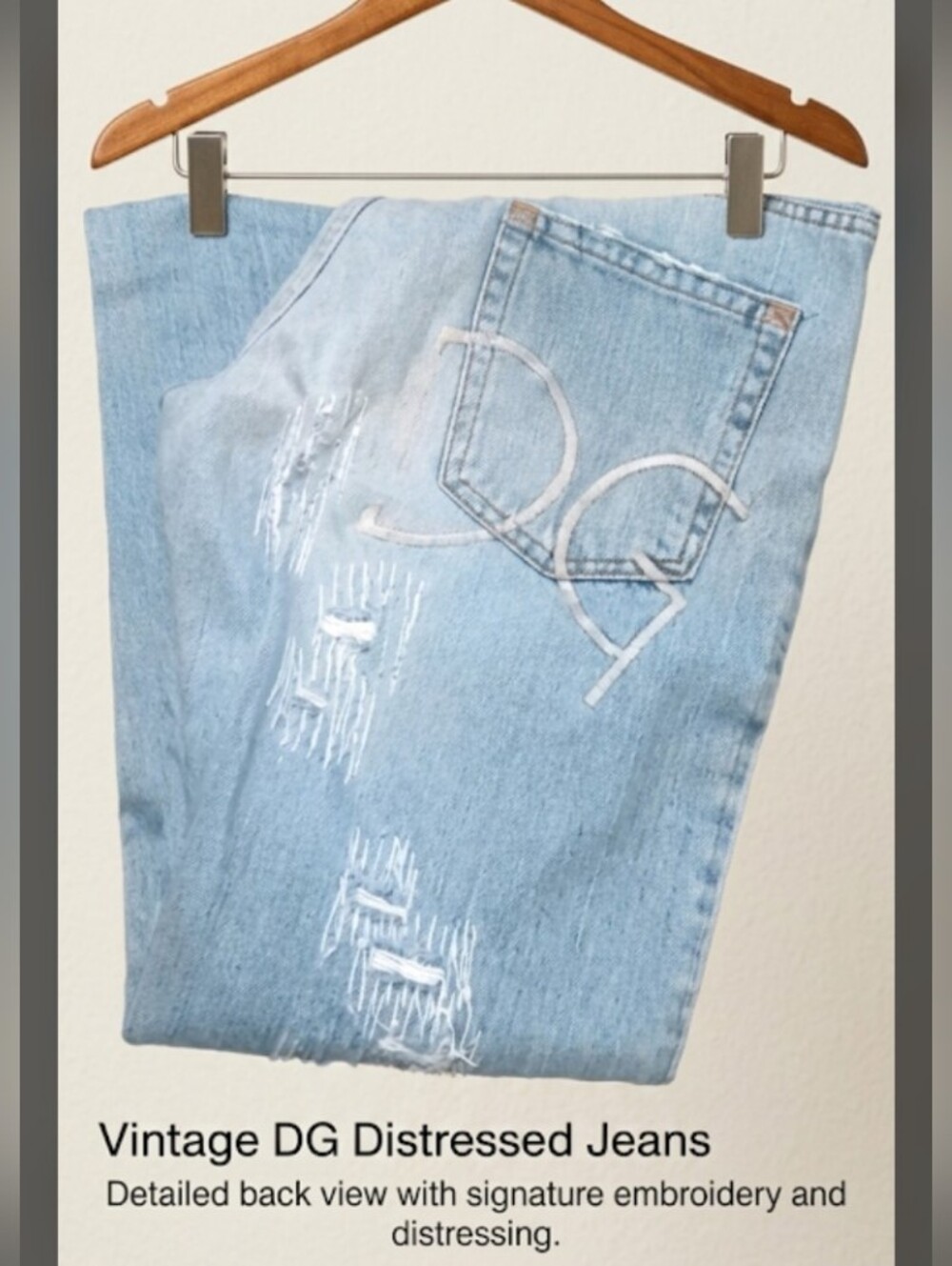 DOLCE & GABBANA Men's Designer Denim Jeans Size: 48. (32-33 USA)